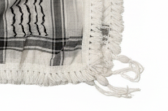 Palestinian Black and White Kuffyieh - Hatta