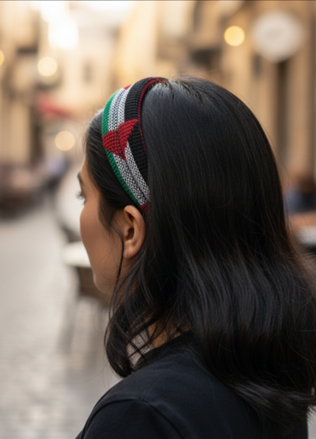 Palestinian Flag Woven Headband