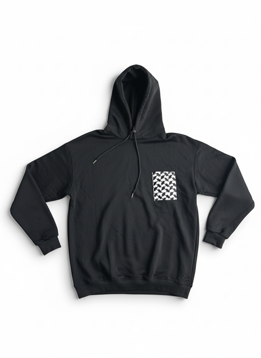 The Kuffyieh Accent Black Hoodie