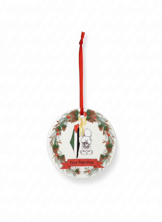 Ceramic Palestine Heritage Christmas Ornament